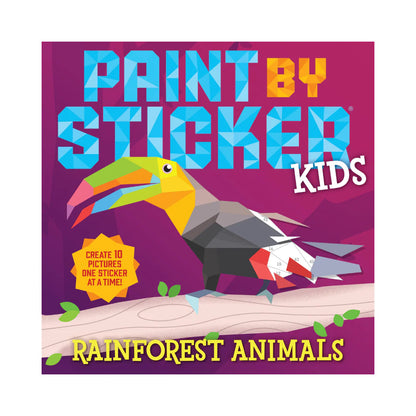 Paint by Stickers Animales de la selva