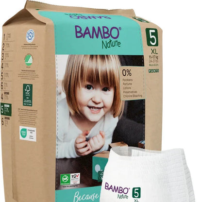 Pañales Ecológico Pants 5 XL(12-18 kg) x19