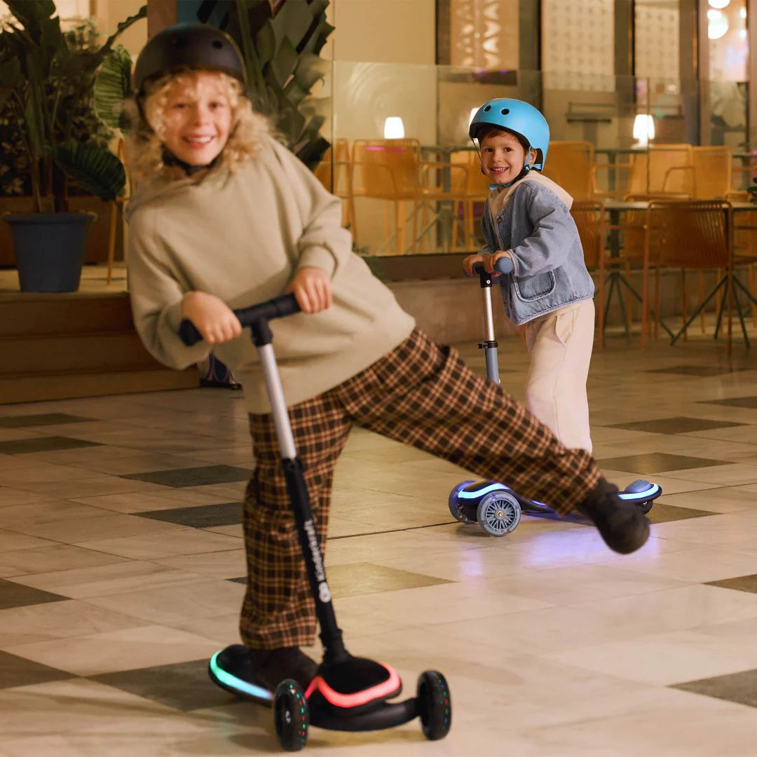 Scooter con luces LED Raket Azul