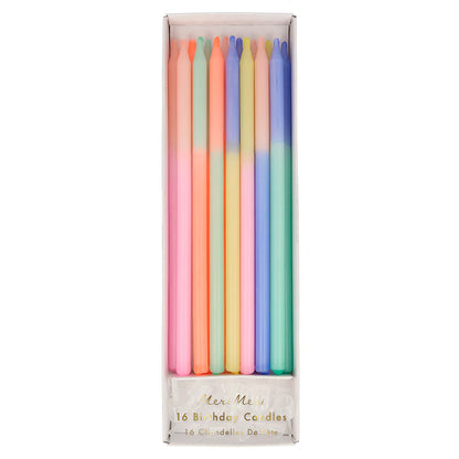 Velas color block Multicolor