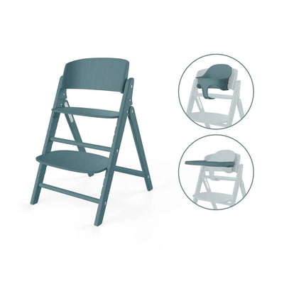 Silla de comer evolutiva Click & Fold 3 en 1 Stone Blue