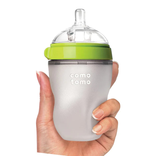 Pack Mamadera Como Tomo 250ml Verde