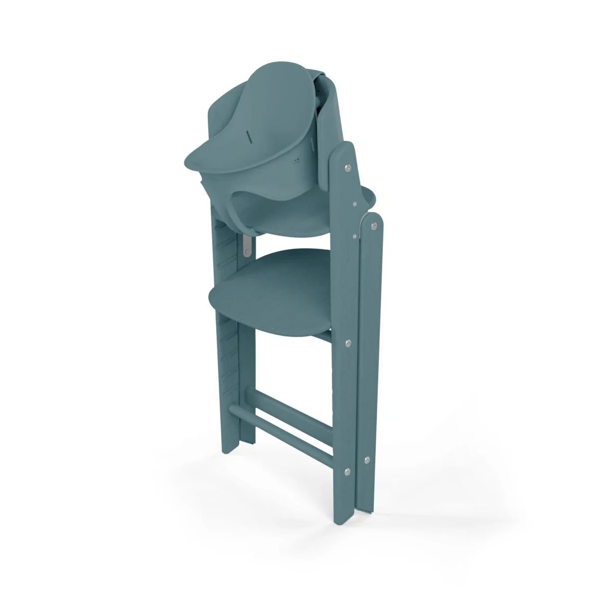 Silla de comer evolutiva Click & Fold 3 en 1 Stone Blue