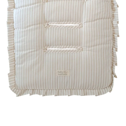 Colchón Protector de coche Beige Rayas