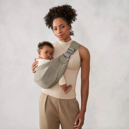 Portabebé Bandolera Upsie Soft Olive