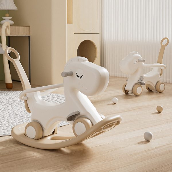 Pony 3 en 1 Blanco con Beige