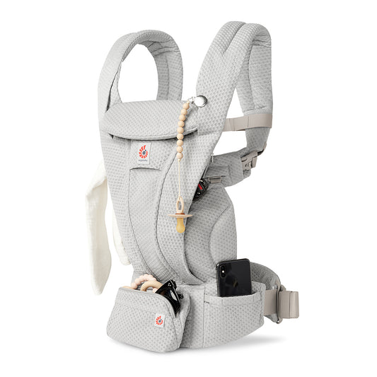 Portabebé Omni Deluxe Mesh Pearl Grey