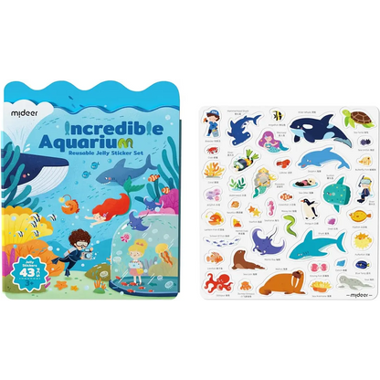 Stickers Reutilizables Acuario