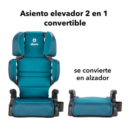 Butaca Connect3® RXT 2-in-1 High Back Booster Blue Razz Ice