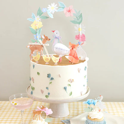 Toppers para torta Pequeños animales