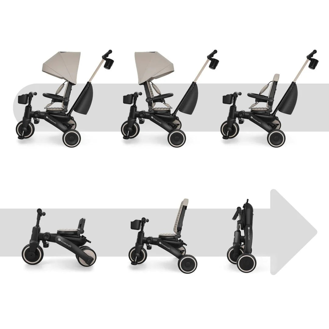 Triciclo evolutivo 6 en 1 Jazz 3 Beige