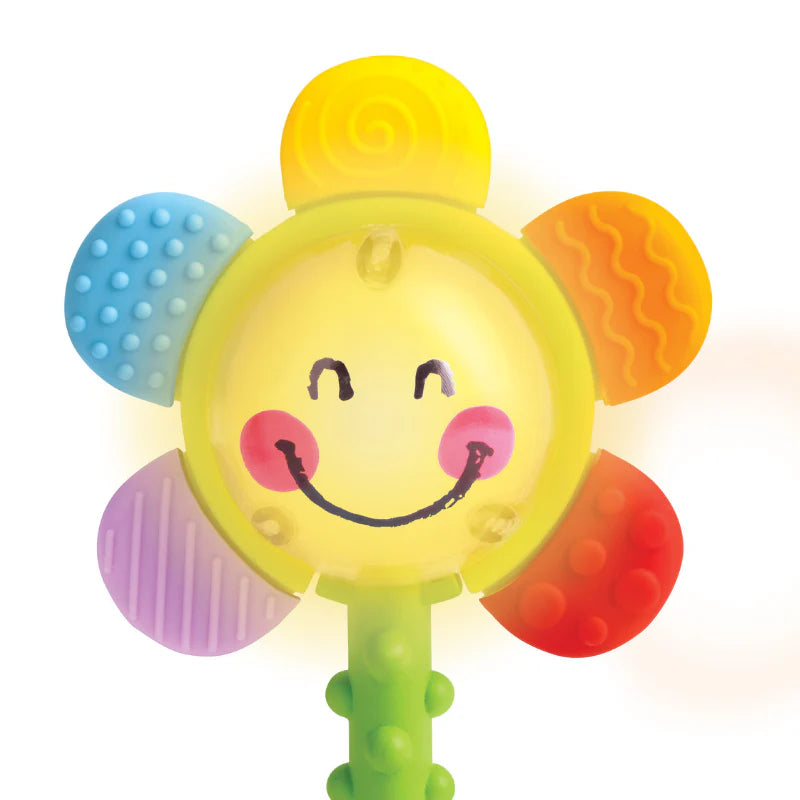 Sonajero y mordedor Flor con Luces