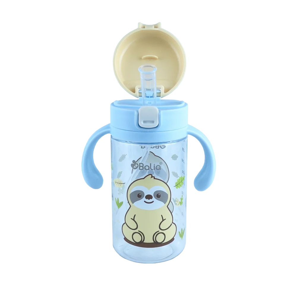 Botella antiderrame con bombilla Perezoso