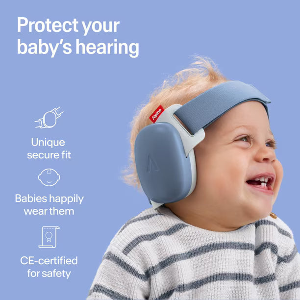 Audífono protector de Oído Bebé Denim Blue