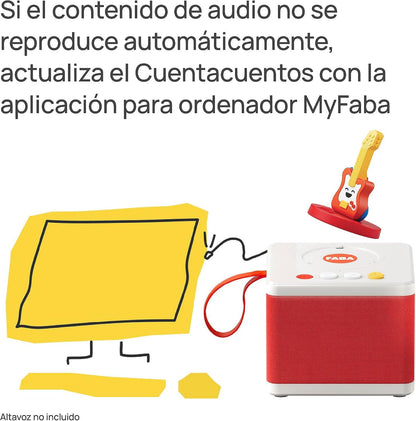 Personaje sonoro para cuentacuentos A Todo Rock and 'Roll