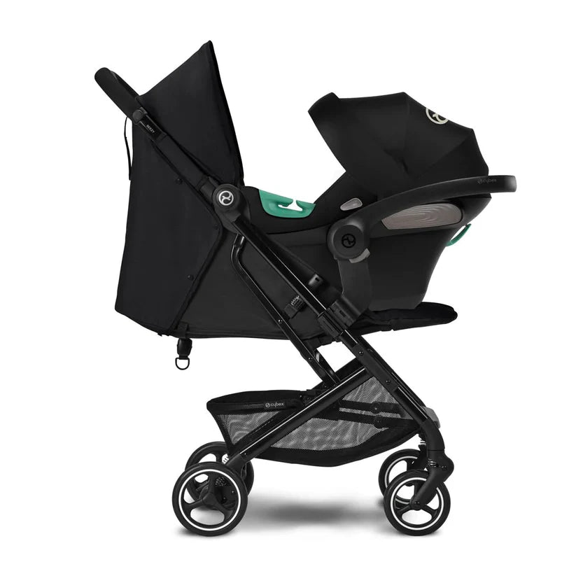 Combo Coche Beezy + Silla Aton S2 + Base - Moon Black