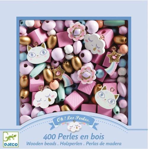 Crea tus joyas: Rainbow Wooden Beads