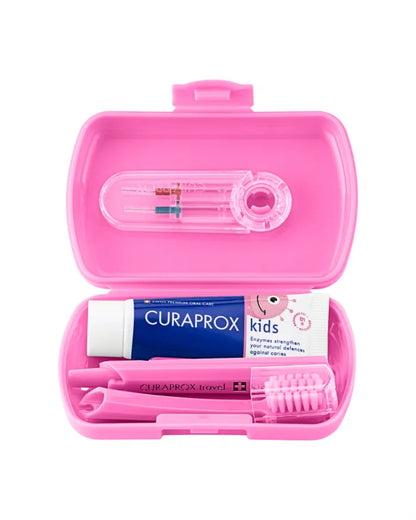 Set de Viaje Cepillo dientes Rosado