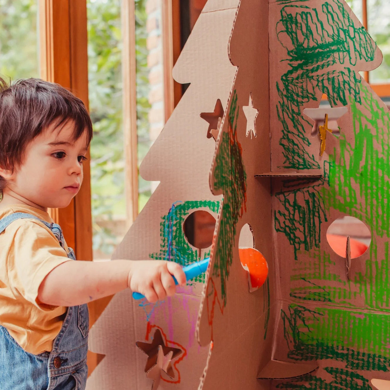 Árbol Navideño Grande de cartón