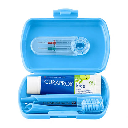 Set de Viaje Cepillo dientes Azul