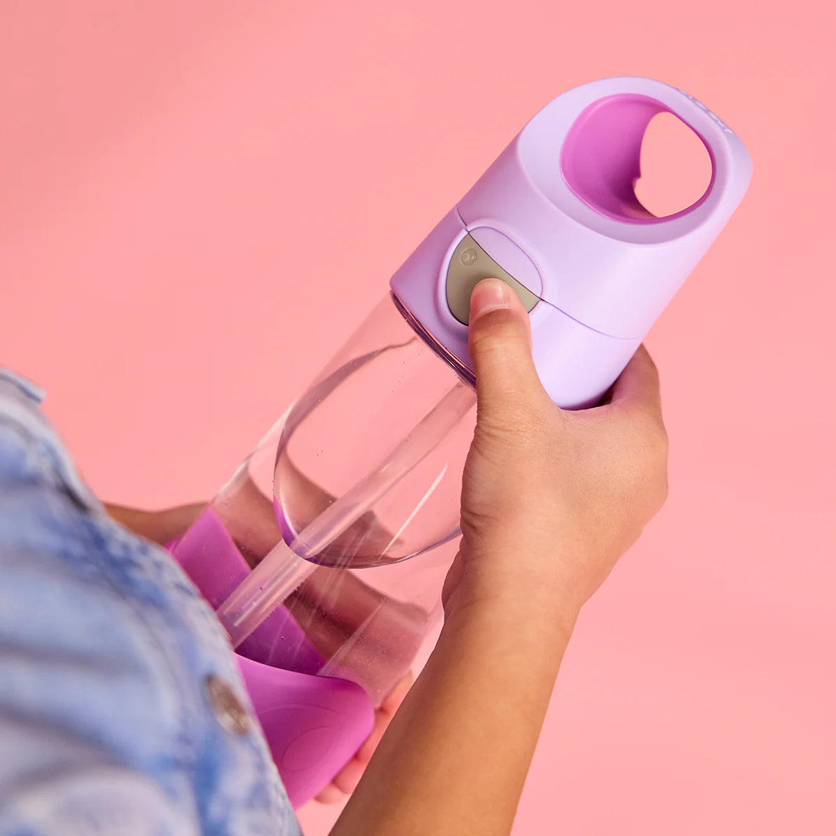 Botella Tritan con Bombilla Sugar Plum