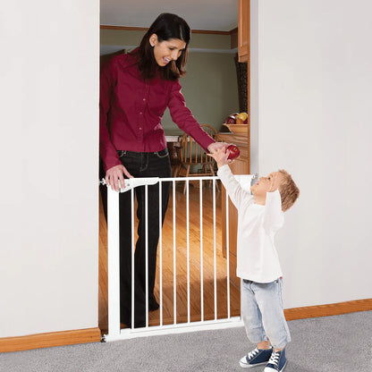 Puerta de Seguridad Infantil a Presión Gateway® Pressure Plus Blanca