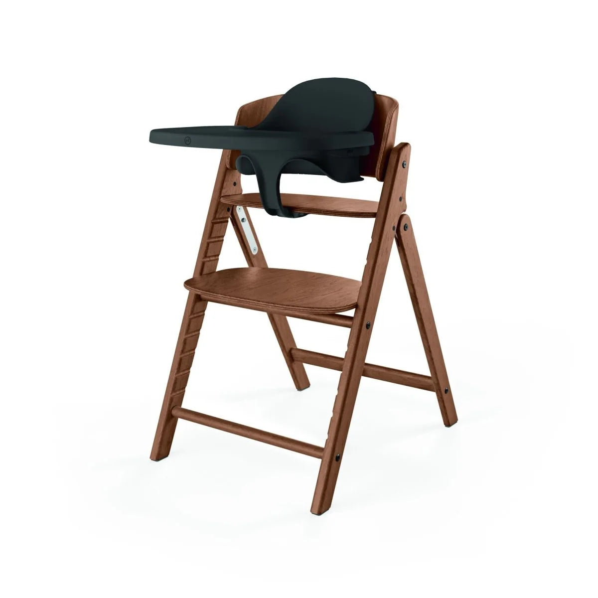 Silla de comer evolutiva Click & Fold 3 en 1 Natural-Negro