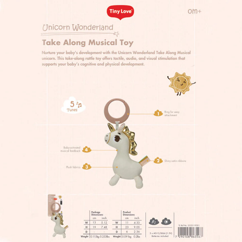 Colgante Musical Unicornio