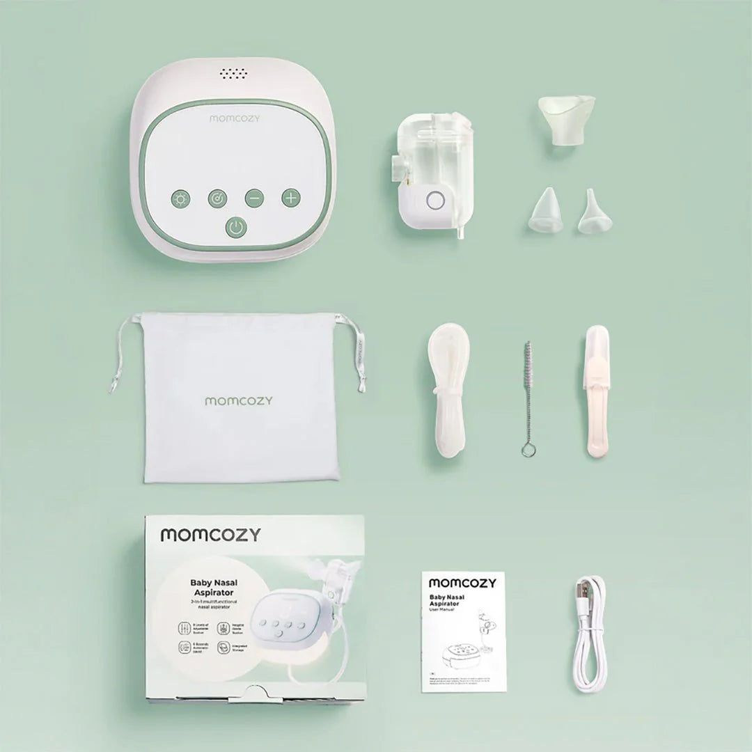 Aspirador Nasal Eléctrico 2 en 1 BreezyClear Pro™ Grado Hospitalario