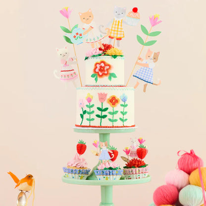 Kit para cupcakes Club de gatitos