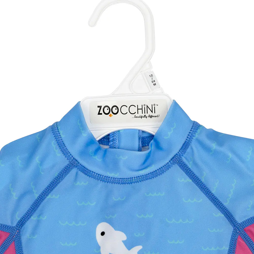 Traje de baño Entero Swimsuit Tiburón Rosado