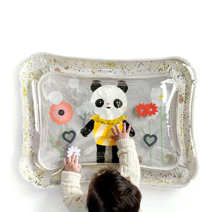 Alfombra sensorial de agua Panda Bloom