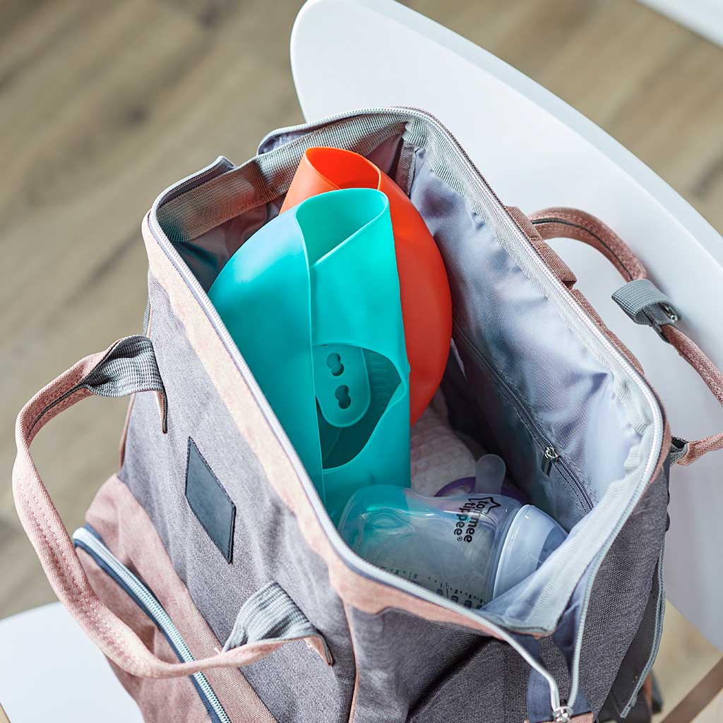 Babero silicona Roll’n Go Aqua