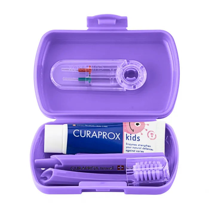 Set de Viaje Cepillo dientes Morado