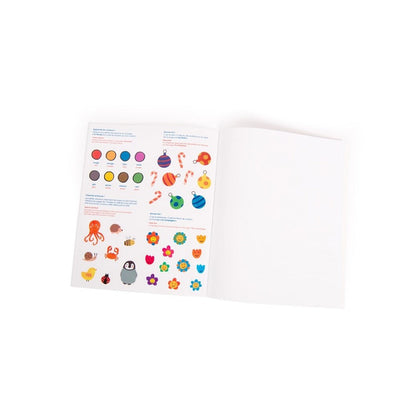Cuaderno para Pintar y Stickers Popipop