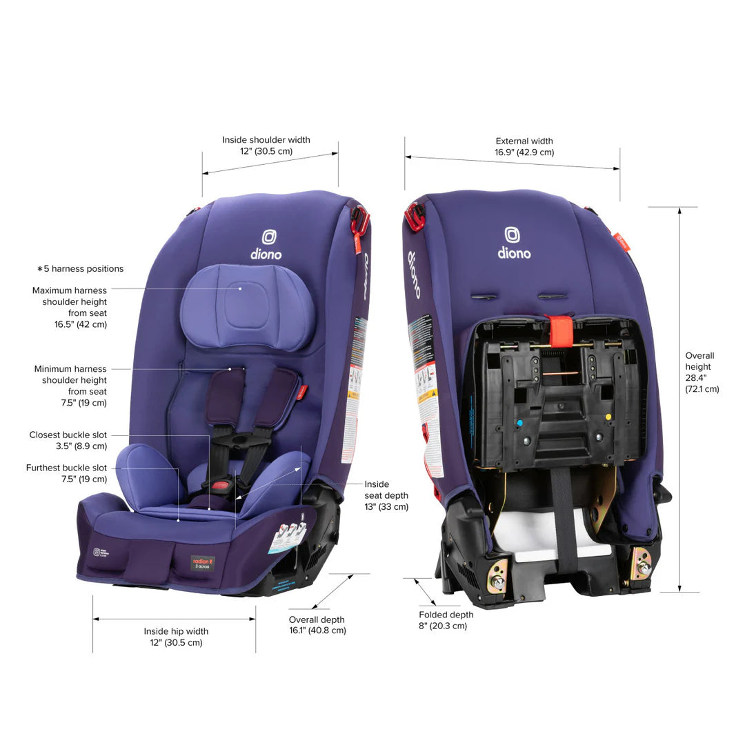 *Silla de Auto Edición Limitada Radian® 3R Morado Silvestre