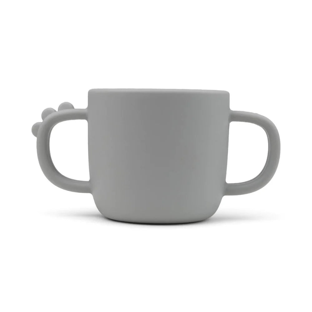 Taza con asas Peekaboo Croco gris