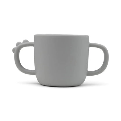 Taza con asas Peekaboo Croco gris