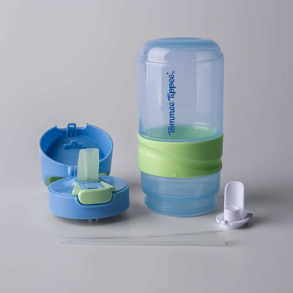 Vaso con Bombilla On The Go Azul/Verde