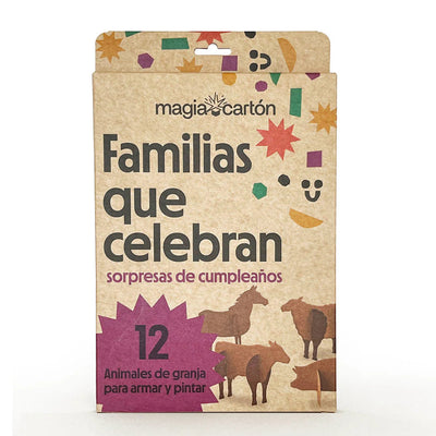 Pack Sorpresa de 12 Animales de Granja