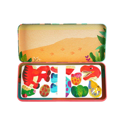 Juego Caja Magnética Dinosaurio