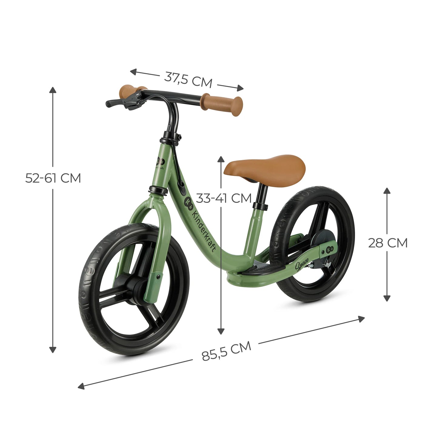Bicicleta de Balance Space Verde