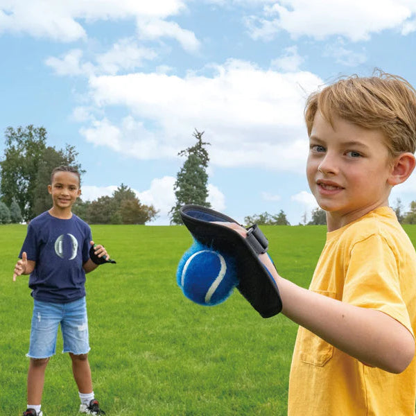 Juego lanzamiento pelota con velcro
