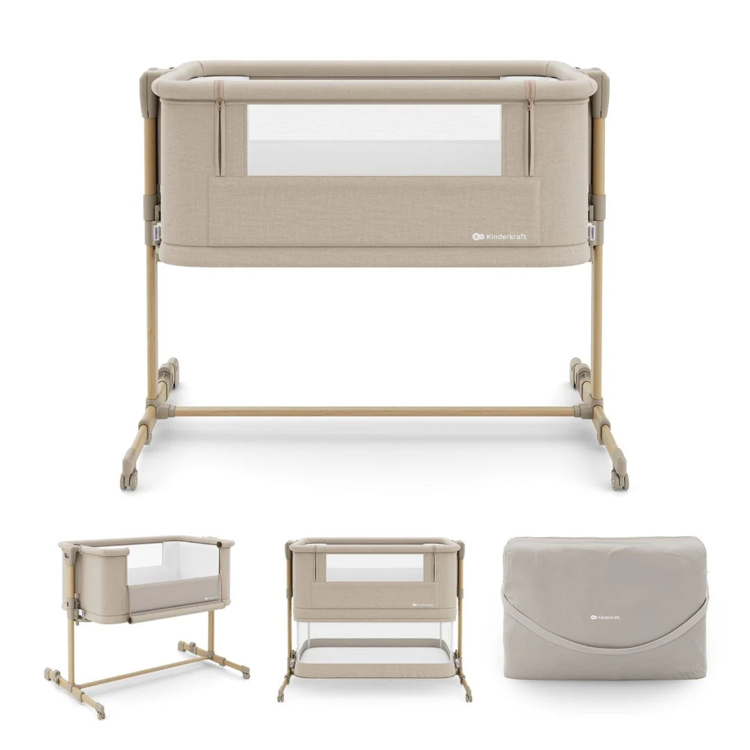 Cuna colecho 3 en 1 Nestee Grow 2 Beige Wood
