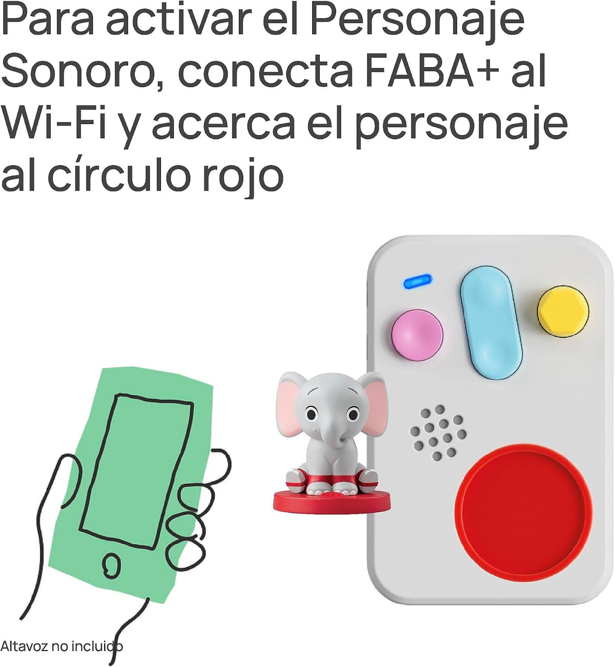 Personaje Sonoro para cuentacuentos Ele el Elefante