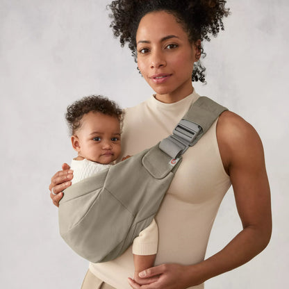 Portabebé Bandolera Upsie Soft Olive