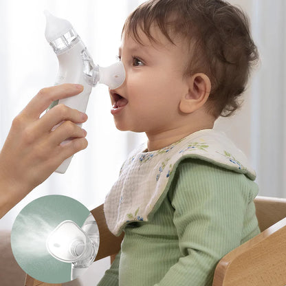Aspirador Nasal Eléctrico con Pulverizador y Succión