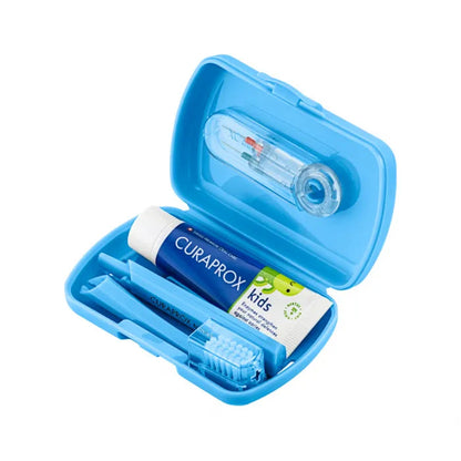 Set de Viaje Cepillo dientes Azul
