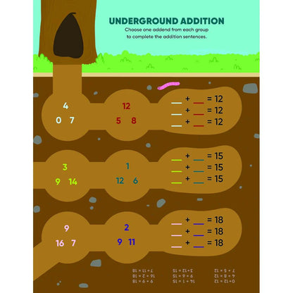 Paint by Stickers con Suma y Resta Panda