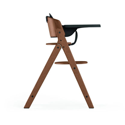 Silla de comer evolutiva Click & Fold 3 en 1 Natural-Negro